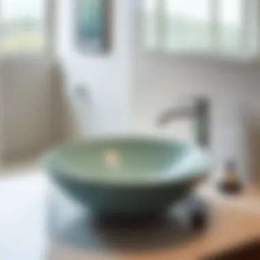Stylish Vessel Sink in Modern Design Stylish vessel sink in a modern bathroom setting