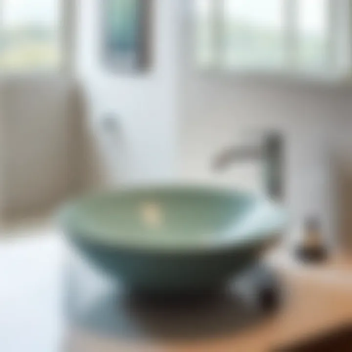 Stylish Vessel Sink in Modern Design Stylish vessel sink in a modern bathroom setting