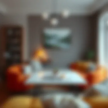 Versatile Table in a Cozy Corner Creative layout showcasing a multipurpose table in a cozy nook.