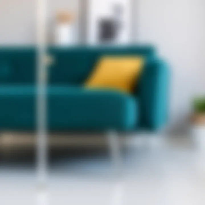 Minimalist furniture with sleek legs enhancing design