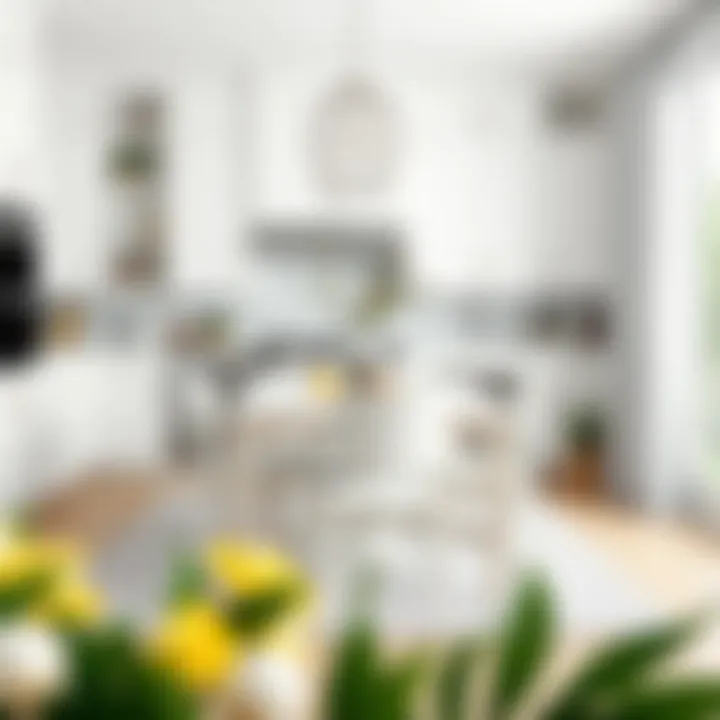 Variety of styles of white kitchen table chairs