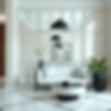 Creative design ideas using mirror tiles to enhance wall aesthetics