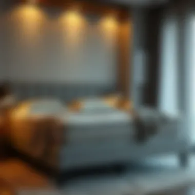 Premium Materials in Boxspring Frames Elegant boxspring frame showcasing premium materials.
