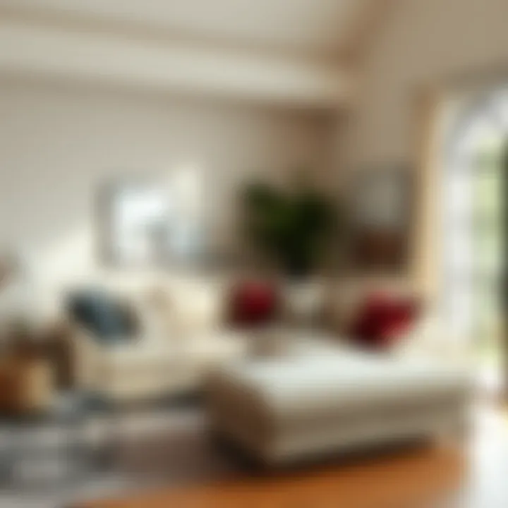 Different fabric materials for corner sectionals