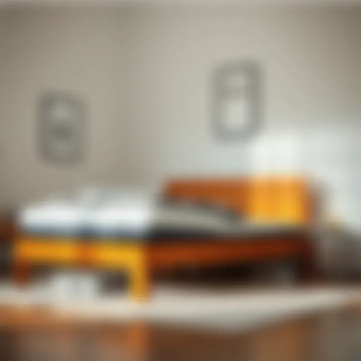 Zinus bed base assembly process highlighting simplicity